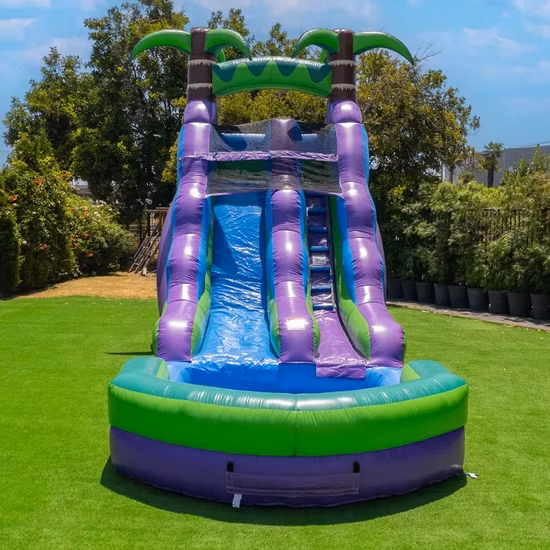 PVC Continuous Inflation Outdoor Inflatable Slide for Sale