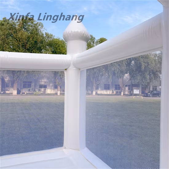 White Bounce House Wedding Castles Jumping House Inflatable White Castle-Chb1319
