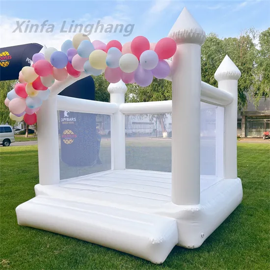White Bounce House Wedding Castles Jumping House Inflatable White Castle-Chb1319