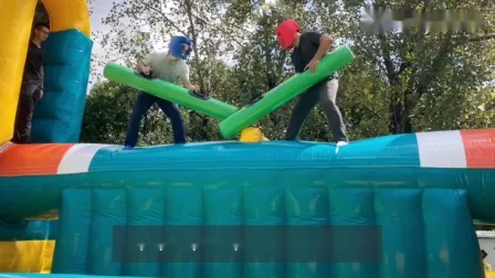 Cheer Amusement Rainbow Kids Inflatable Bouncy Castle for Bouncing, Jumping