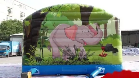 Inflatable Kids Bouncer Slide Castle with Pool for Kids Jumping Trampoline