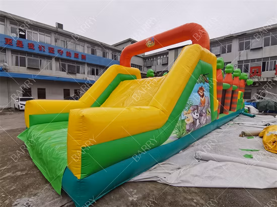 성인 및 어린이를 위한 거대한 풍선 신병 훈련소 장애물 코스 판매