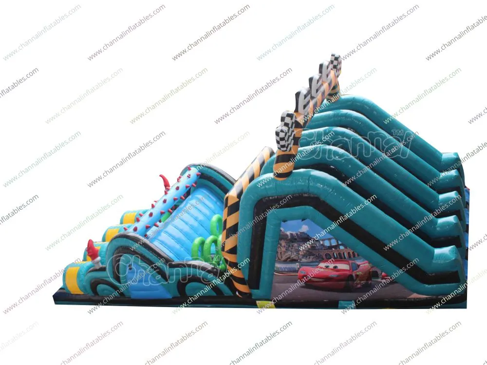 상업용 대형 야외 장애물 코스 성인용 풍선 장애물 코스 Chob708