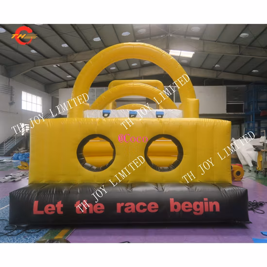 Wipeout 풍선 장애물 코스, 점프 슬라이드가 있는 거대한 상업용 성인 풍선 장애물 코스